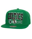 ミッチェル＆ネス 【送料無料】 ミッチェル&ネス メンズ 帽子 アクセサリー Men's Kelly Green Boston Celtics Champ Stack Snapback Hat Kelly Green