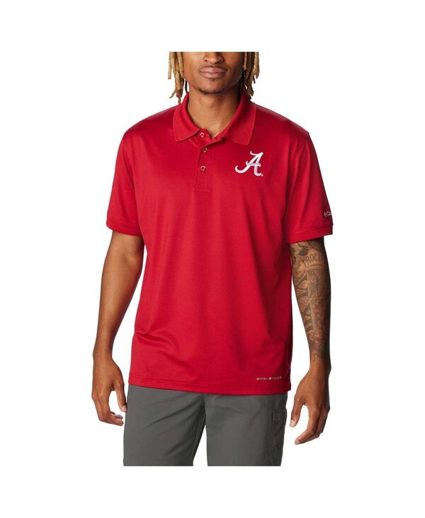 楽天ReVida 楽天市場店【送料無料】 コロンビア メンズ ポロシャツ トップス Men's Crimson Alabama Crimson Tide PFG Tamiami Omni-Shield Polo Shirt Crimson
