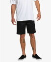 yz {R Y n[tpcEV[c  Men's Frickin Chino Elastic Waist Shorts Black