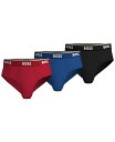 【送料無料】 ボス メンズ ブリーフパンツ アンダーウェア Men's 3-Pk. Power Stretch Assorted Color Solid Bri...