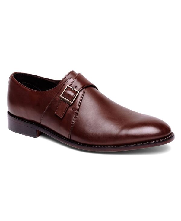 アンソニー ヴィア メンズ シューズ スニーカー モンクストラップ モンク Anthony Veer Men's Roosevelt Single Monk Strap Shoes Medium Brown ブラウン