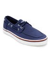 【送料無料】 ナウティカ メンズ デッキシューズ シューズ Men's Spinnaker Boat Slip-On Shoes Navy Herringbone