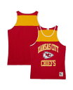 【送料無料】 ミッチェル&ネス メンズ タンクトップ トップス Men's Red Gold Kansas City Chiefs Heritage Color...