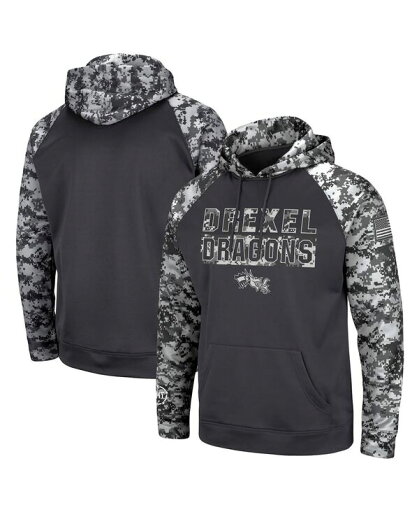 【送料無料】 コロシアム メンズ パーカー・スウェット フーディー アウター Men's Charcoal Drexel Dragons OHT Military-Inspired Appreciation Digital Camo Pullover Hoodie Charcoal 【送料無料】 コロシアム メンズ パーカー・スウェット フーディー アウター Men's Charcoal Drexel Dragons OHT Military-Inspired Appreciation Digital Camo Pullover Hoodie Charcoal