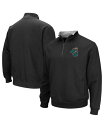 【送料無料】 コロシアム メンズ パーカー・スウェット アウター Men's Black Coastal Carolina Chanticleers Tortugas Quarter-Zip Sweatshirt Black