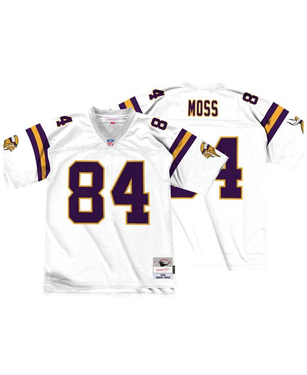  ミッチェル&ネス メンズ シャツ トップス Men's Randy Moss White Minnesota Vikings Legacy Replica Jersey White