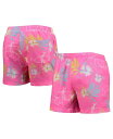【送料無料】 フォコ メンズ ハーフパンツ・ショーツ 水着 Men's Pink Miami Hurricanes Neon Floral Swim Trunks Pink(4)