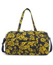 【送料無料】 ベラブラッドリー メンズ ボストンバッグ バッグ Men's and Women's Michigan Wolverines Rain Garden Large Travel Duffel Bag Navy