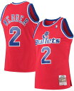 yz ~b`F&lX Y Vc gbvX Men's Chris Webber Red Washington Bullets Hardwood Classics 1994-95 Swingman Jersey Red