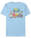 【送料無料】 フィフスサン メンズ Tシャツ トップス Men's Esponja Group Shot Short Sleeve Crew T-shirt Light Blue