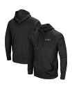 【送料無料】 コロシアム メンズ パーカー・スウェット フーディー アウター Men's Black LSU Tigers Blackout 3.0 Tonal Raglan Full-Zip Hoodie Black