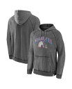 【送料無料】 ファナティクス メンズ パーカー・スウェット フーディー アウター Men's Branded Gray Quebec Nordiques Heritage Broken Ice Washed Raglan Pullover Hoodie Gray