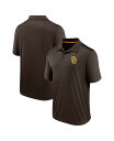 【送料無料】 ファナティクス メンズ ポロシャツ トップス Men's Branded Brown San Diego Padres Hands Down Po...