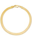 【送料無料】 ジャーニ ベルニーニ レディース ブレスレット・バングル・アンクレット アクセサリー Herringbone Link Chain Bracelet in 18k Gold-Plated Sterling Silver Gold Over Silver