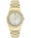 【送料無料】 ジェビル レディース 腕時計 アクセサリー GV2 Women's Palmanova Gold-Tone Ion Plating Swiss Quartz Bracelet Watch 33mm Gold-Tone