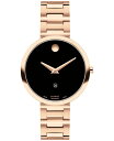 モバド 【送料無料】 モバド レディース 腕時計 アクセサリー Women's Museum Classic Swiss Automatic Red Physical Vapor Deposition Bracelet Watch 32mm Rose Gold