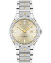 モバド 【送料無料】 モバド レディース 腕時計 アクセサリー Women's Se Automatic Swiss Automatic Silver-Tone Stainless Steel Yellow Physical Vapor Deposition Bracelet Watch 33mm Two Tone