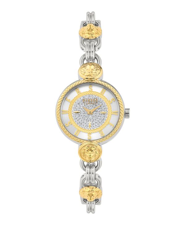 【送料無料】 ヴェルサス ヴェルサーチ レディース 腕時計 アクセサリー Women's Les Docks Petite 2 Hand Quartz Two-Tone Stainless Steel Watch 30mm Two Tone