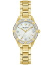 yz uo fB[X rv ANZT[ Women's Classic Sutton Diamond (1/20 ct. t.w.) Gold-Tone Stainless Steel Bracelet Watch 28mm Gold-tone