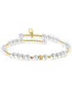 yz GtB[ fB[X uXbgEoOEANbg ANZT[ EFFY&reg; Freshwater Pearl (4-1/2mm) Coil Bracelet in 14k Gold 14K Gold