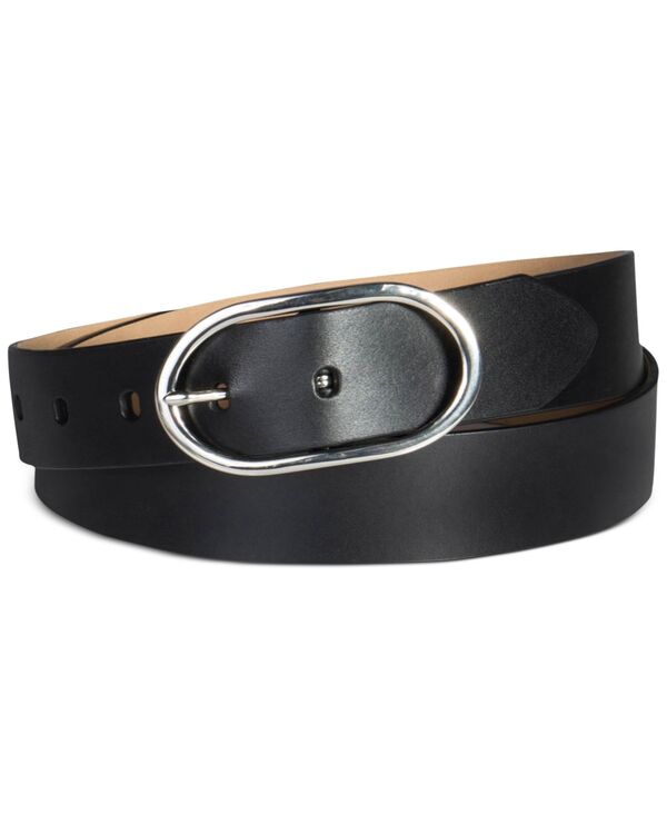 カルバン・クライン ベルト（レディース） 【送料無料】 カルバンクライン レディース ベルト アクセサリー Women's Oval Center Bar Buckle Dress Belt Black