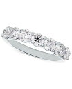 【送料無料】 フォーエバーマーク レディース リング アクセサリー Diamond Seven Stone Band (3/4 ct. t.w.) in 14k White Gold White Gold