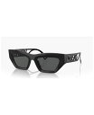【送料無料】 ヴェルサーチ レディース サングラス・アイウェア アクセサリー Women's Sunglasses VE4432U Black