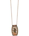 【送料無料】 ル ヴァン レディース ネックレス・チョーカー・ペンダントトップ アクセサリー Chocolate Diamond (7/8 ct. t.w.) ...