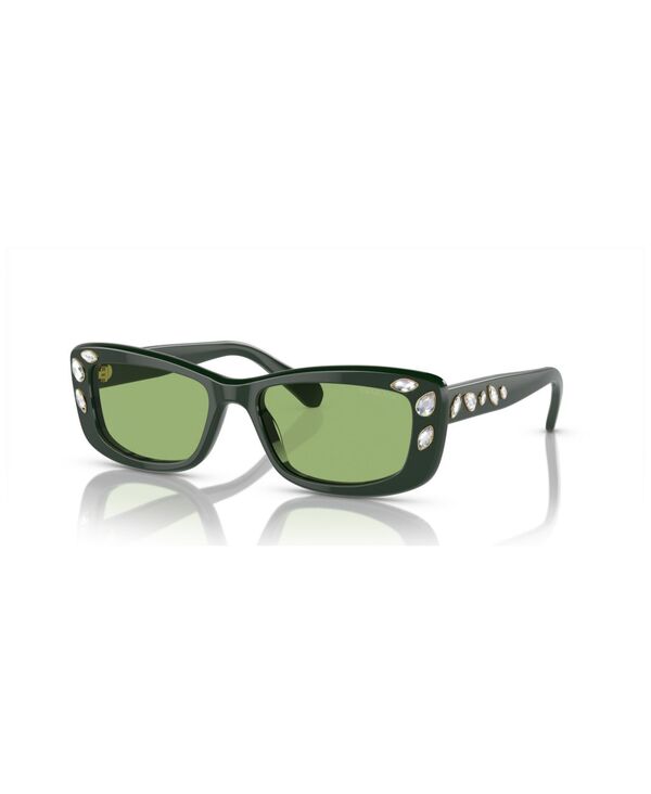 【送料無料】 スワロフスキー レディース サングラス・アイウェア アクセサリー Women's Sunglasses SK6008 Dark Green