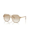 【送料無料】 スワロフスキー レディース サングラス・アイウェア アクセサリー Women's Sunglasses Gradient SK6003 Opaline Light Brown