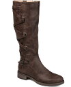 【送料無料】 ジュルネ コレクション レディース ブーツ・レインブーツ シューズ Women's Carly Wide Calf Boots Brown