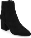 【送料無料】 ジュルネ コレクション レディース ブーツ・レインブーツ シューズ Women's Sorren Tru Comfort Foam Covered Block Heel Pointed Toe Booties Black(4)