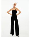 【送料無料】 ノクチューン レディース ジャンプスーツ トップス Women's Wide-Leg Chained Jumpsuit Black