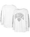 【送料無料】 47ブランド レディース Tシャツ トップス Women 039 s White Las Vegas Raiders Statement nbsp Long Sleeve T-shirt White