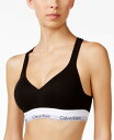 【送料無料】 カルバンクライン レディース ブラジャー アンダーウェア Calvin Klein Women's Modern Cotton Padded Bralette QF1654 Black