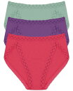 【送料無料】 ナトリ レディース パンツ アンダーウェア Bliss French Cut 3-Pack Brief 152058MP Succulent/ube/dragon Fruit