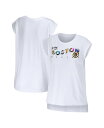yz EFA oC G Ah[Y fB[X TVc gbvX Women's White Boston Bruins Greetings From Muscle T-shirt White