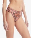【送料無料】 ハンキーパンキー レディース パンツ アンダーウェア Women's Play Stretch Printed Natural Thong Und...
