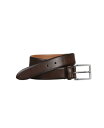 【送料無料】 ジョンストンアンドマーフィー メンズ ベルト アクセサリー Italian Feathered Edge Belt Brown
