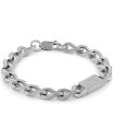 yz JoNC Y uXbgEoOEANbg ANZT[ Men's Stainless Steel Chain Link Bracelet Silver