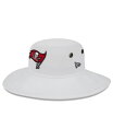 【送料無料】 ニューエラ メンズ 帽子 アクセサリー Men's White Tampa Bay Buccaneers 2023 NFL Training Camp Panama Bucket Hat White