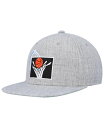 ミッチェル＆ネス 【送料無料】 ミッチェル&ネス メンズ 帽子 アクセサリー Men's Heather Gray Cleveland Cavaliers Hardwood Classics 2.0 Snapback Hat Heather Gray