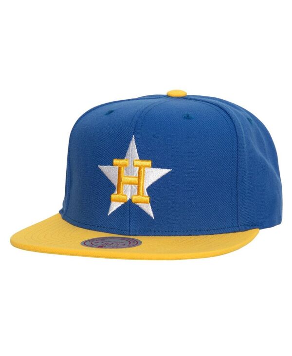 ミッチェル＆ネス 【送料無料】 ミッチェル&ネス メンズ 帽子 アクセサリー Men's Royal Gold Houston Astros Hometown Snapback Hat Royal, Gold