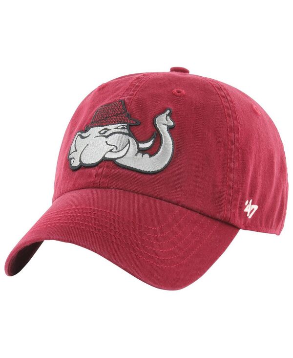 楽天ReVida 楽天市場店【送料無料】 47ブランド メンズ 帽子 アクセサリー Men's Crimson Alabama Crimson Tide Franchise Fitted Hat Crimson