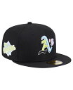 【送料無料】 ニューエラ メンズ 帽子 アクセサリー Men's Black Oakland Athletics Multi-Color Pack 59FIFTY Fitted Hat Black(4)