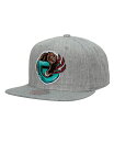 ミッチェル＆ネス 【送料無料】 ミッチェル&ネス メンズ 帽子 アクセサリー Men's Heather Gray Vancouver Grizzlies Hardwood Classics 2.0 Snapback Hat Heather Gray