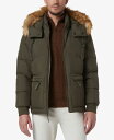 【送料無料】 マークニューヨーク メンズ ジャケット ブルゾン アウター Men 039 s Down Bomber with Faux Fur Trim and Removable Hood Forest