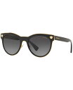 【送料無料】 ヴェルサーチ メンズ サングラス・アイウェア アクセサリー Women's Polarized Sunglasses VE2198 BLACK /...