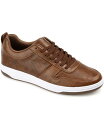 【送料無料】 バンス メンズ スニーカー シューズ Men 039 s Ryden Casual Perforated Sneakers Brown