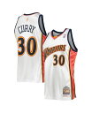 【送料無料】 ミッチェル ネス メンズ シャツ トップス Men 039 s Stephen Curry White Golden State Warriors 2009-10 Hardwood Classics Authentic Player Jersey White